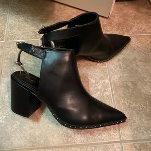Black Studded Booties ! Can lower !